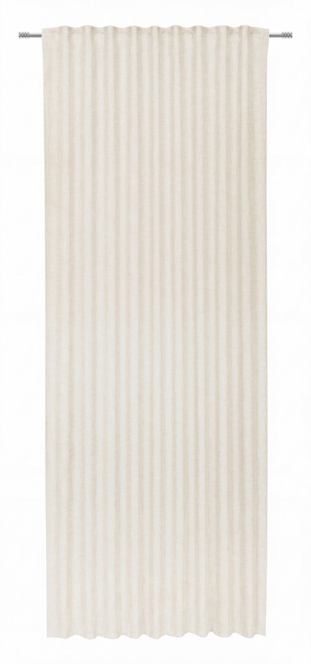 FERTIGVORHANG halbtransparent  - Sandfarben, Basics, Textil (135/245cm) - Esposa