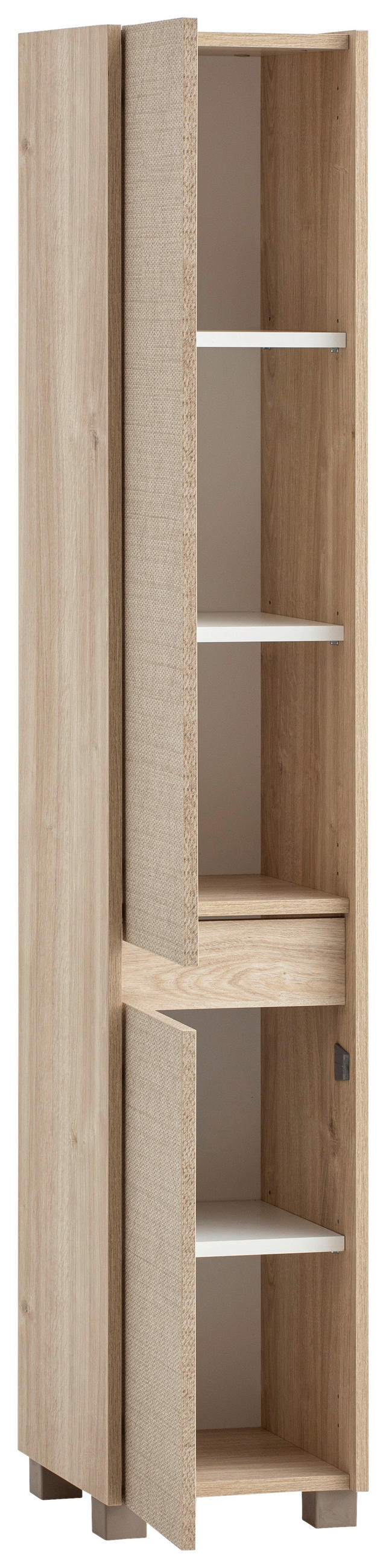 HOCHSCHRANK 30,2/164,5/33 cm  - Eichefarben/Beige, MODERN, Holzwerkstoff/Kunststoff (30,2/164,5/33cm) - MID.YOU