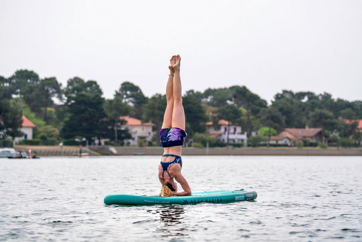 STAND-UP PADDLE BOARD AQUA MARINA BT-23BRP  - Grün, Trend, Kunststoff (300/76/12cm)