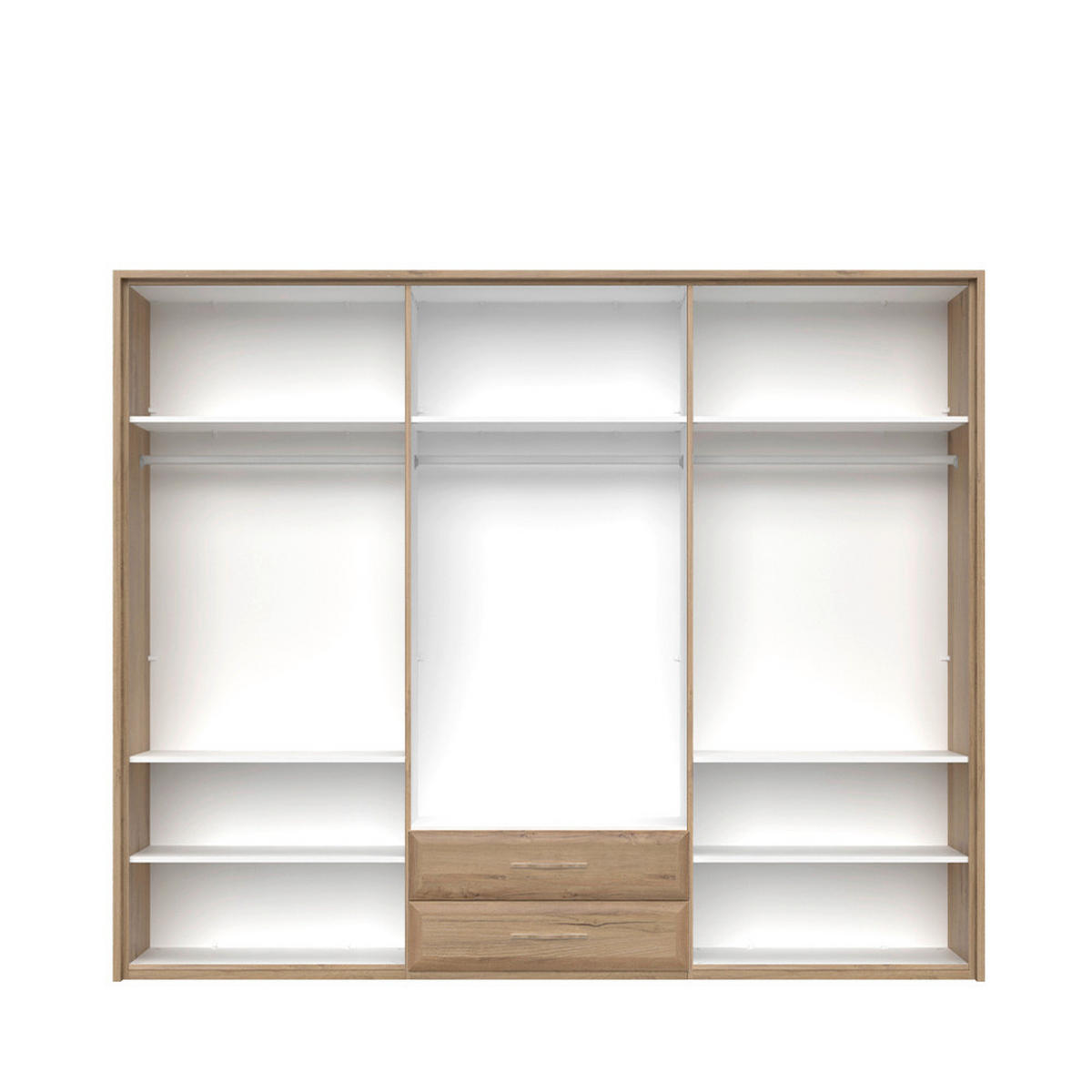 ORMAR SA KLASIČNIM VRATIMA bež  272/226/60 cm  - bež, Dizajnerski, metal/pločasti materijal (272/226/60cm)