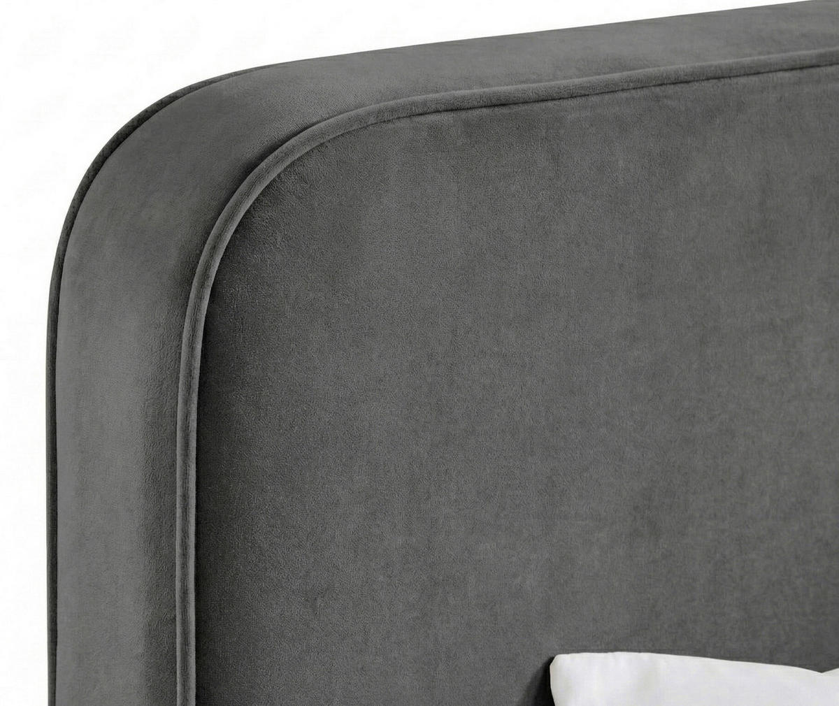 POLSTERBETT Anthrazit 200/200 cm  - Anthrazit/Schwarz, MODERN, Holz/Textil (200/200cm) - MID.YOU