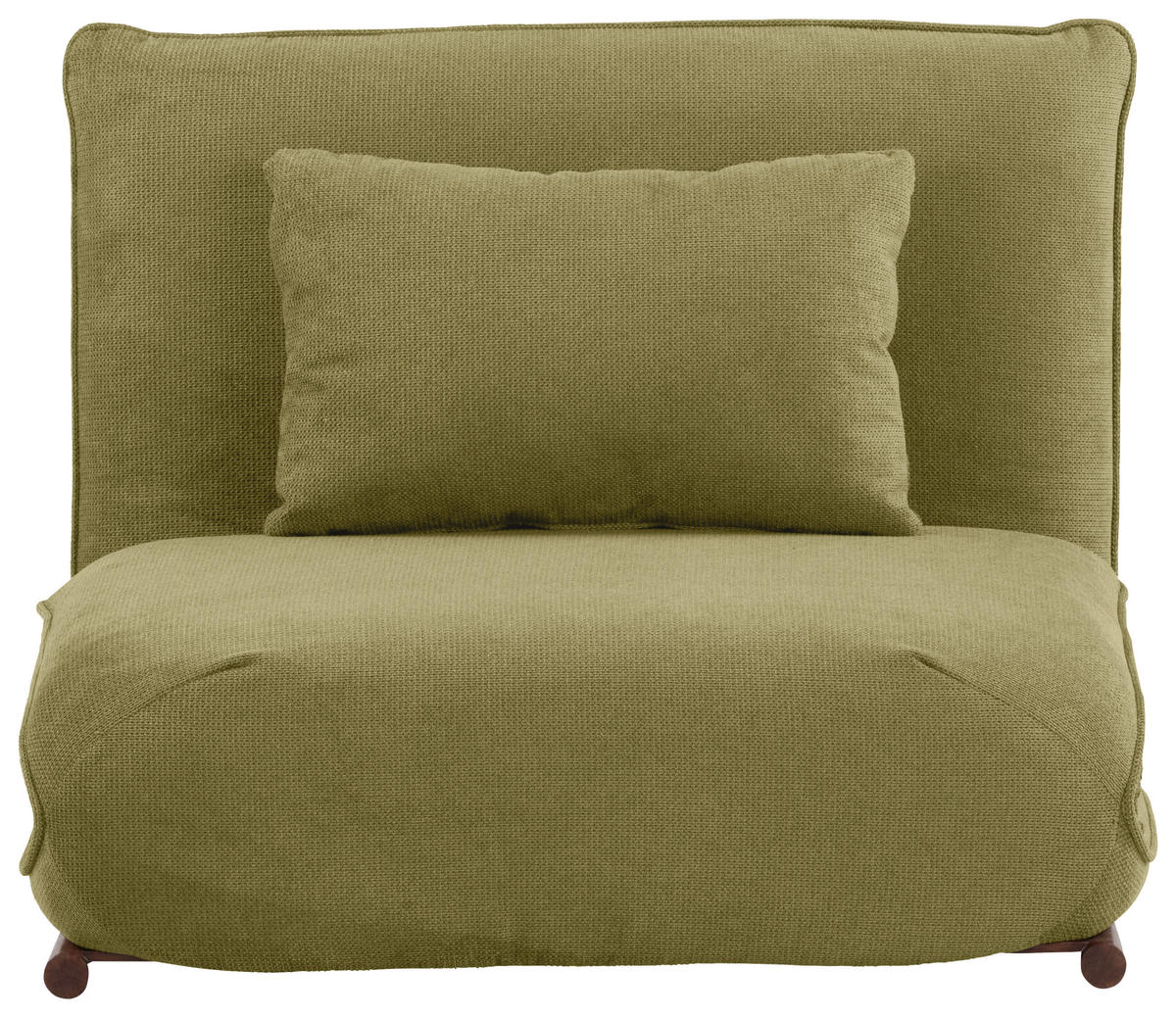 SESSEL in Samt Grün, Dunkelbraun  - Dunkelbraun/Grün, Design, Textil/Metall (93/97/80cm) - MID.YOU