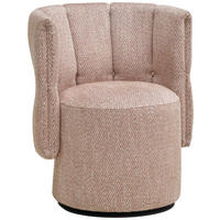 COCKTAILSESSEL - Hellbraun/Schwarz, Design, Holz/Textil (73/82/62cm) - Belluti