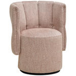 COCKTAILSESSEL - Hellbraun/Schwarz, Design, Holz/Textil (73/82/62cm) - Belluti