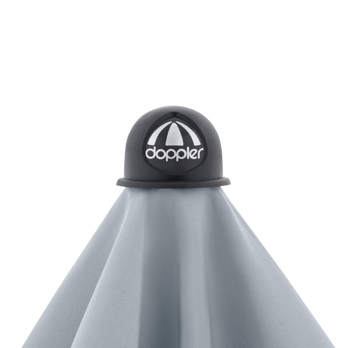 SENČNIK - antracit/svetlo siva, Basics, kovina/tekstil (190/125cm) - Doppler