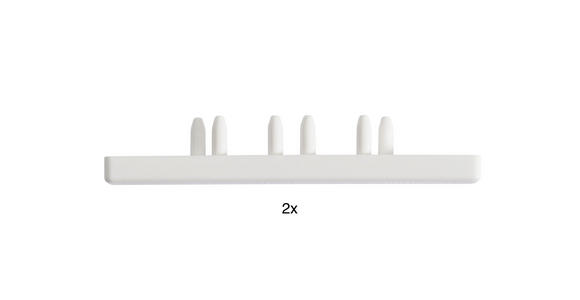 ENDSTÜCK - Weiß, Basics, Metall (5,5/1/0,7cm) - Homeware