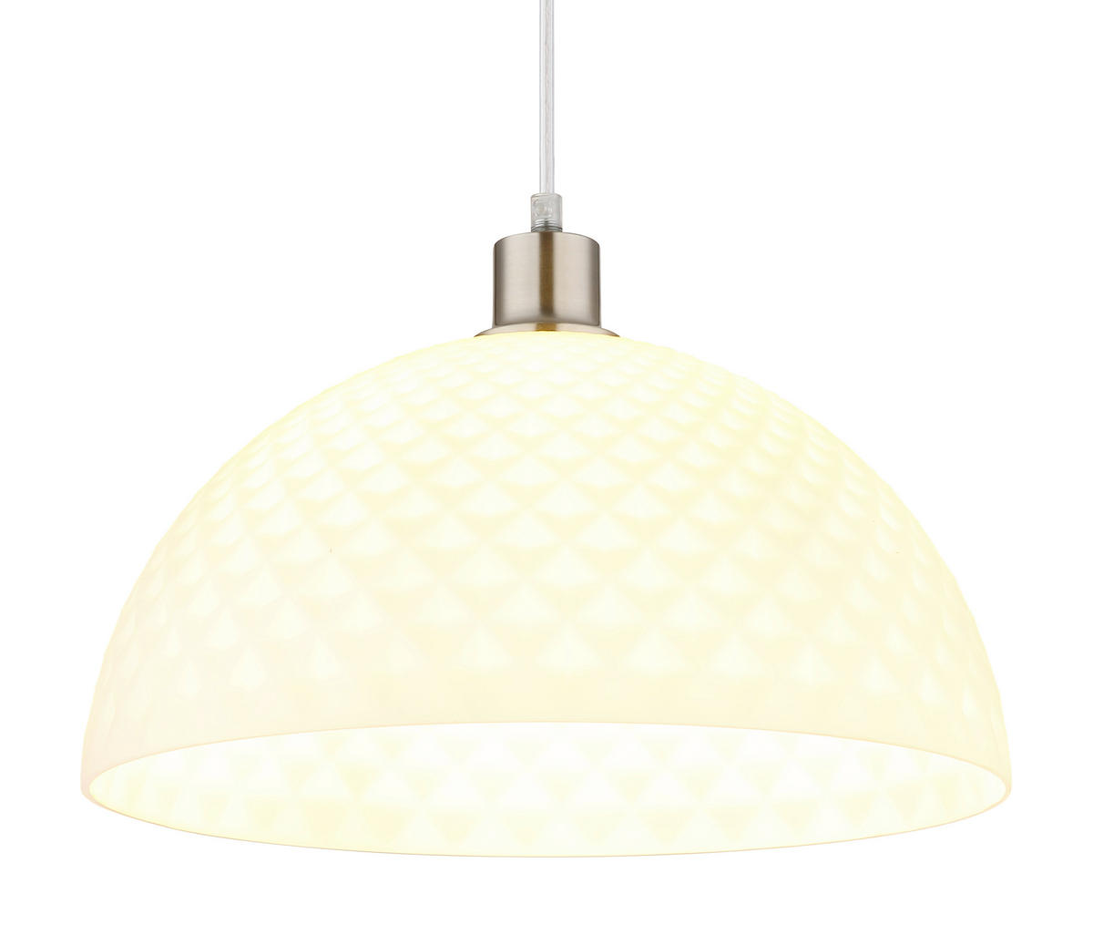 HÄNGELEUCHTE 35/120 cm  - Opal/Schwarz, Design, Glas/Kunststoff (35/120cm) - Globo