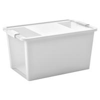 AUFBEWAHRUNGSBOX 35/28/55 cm     - Weiß, KONVENTIONELL, Kunststoff (35/28/55cm)