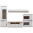 REGAL ZA DNEVNI BORAVAK - bijela/boje hrasta, Design, staklo/drvni materijal (370/206,1/50cm) - Hom`in REGAL ZA DNEVNI BORAVAK - bijela/boje hrasta, Design, staklo/drvni materijal (370/206,1/50cm) - Hom`in