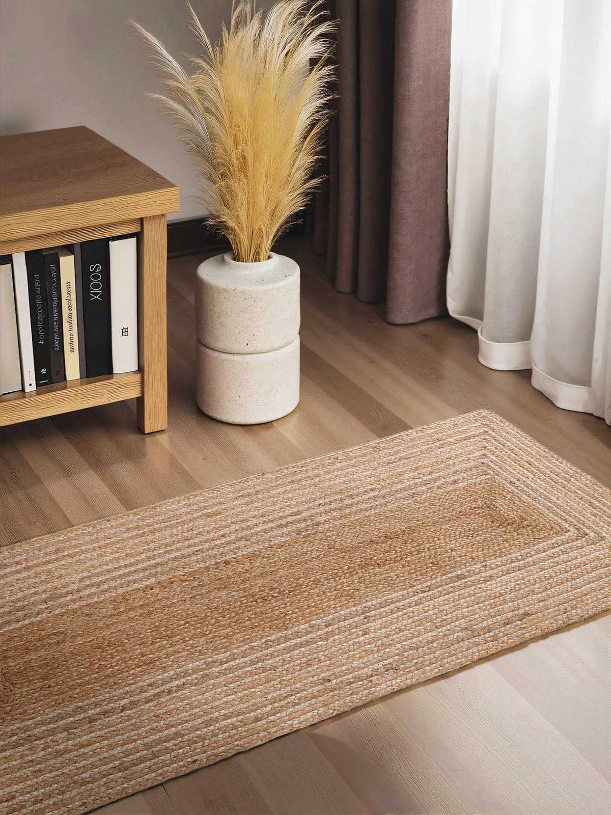 LÄUFER 80/200 cm Juno  - Goldbraun/Creme, Natur, Textil (80/200cm) - Hanse Home