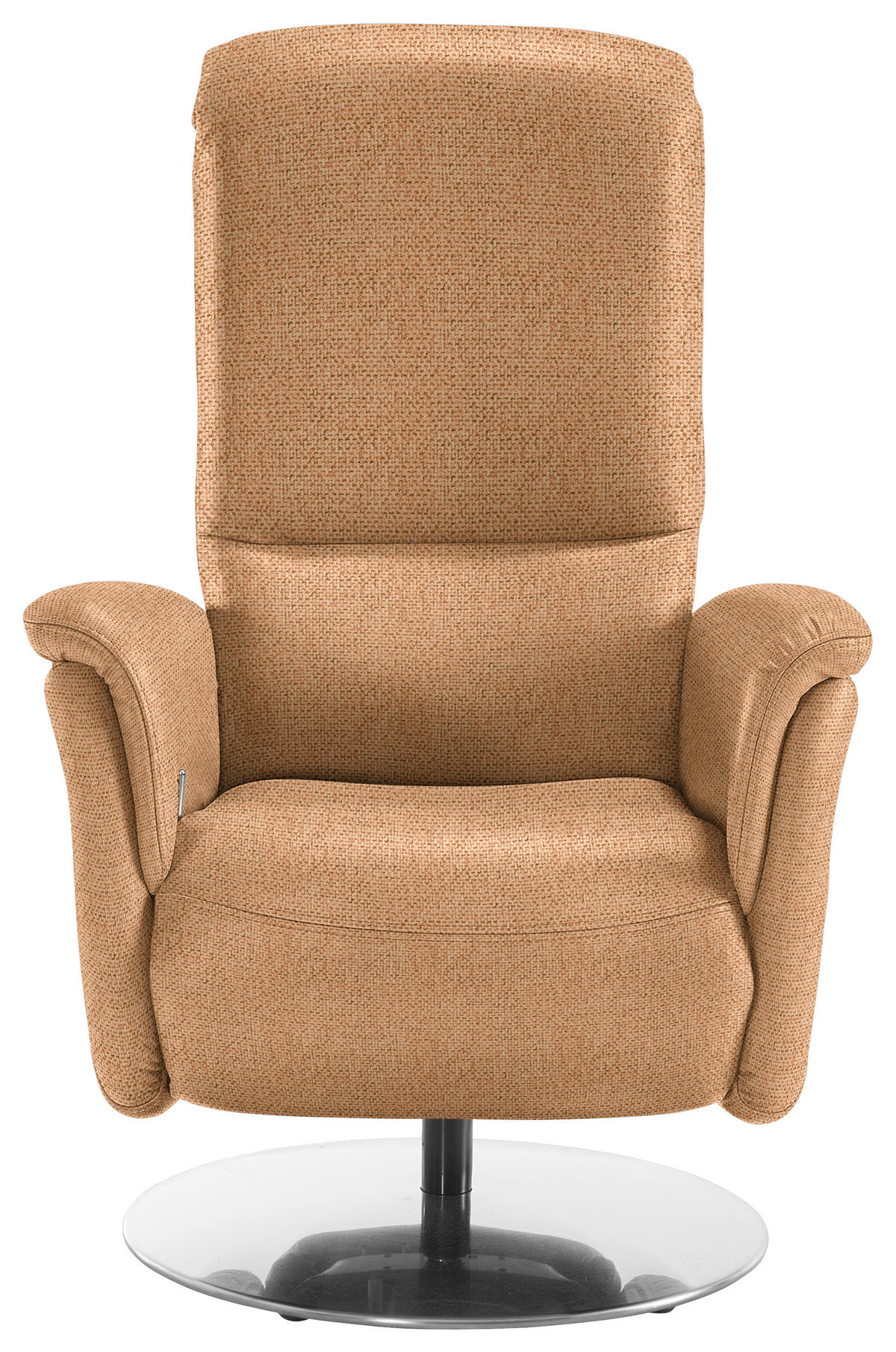 RELAXSESSEL Textil Gelb  - Edelstahlfarben/Gelb, Konventionell, Textil/Metall (79/112/94cm) - Beldomo Premium