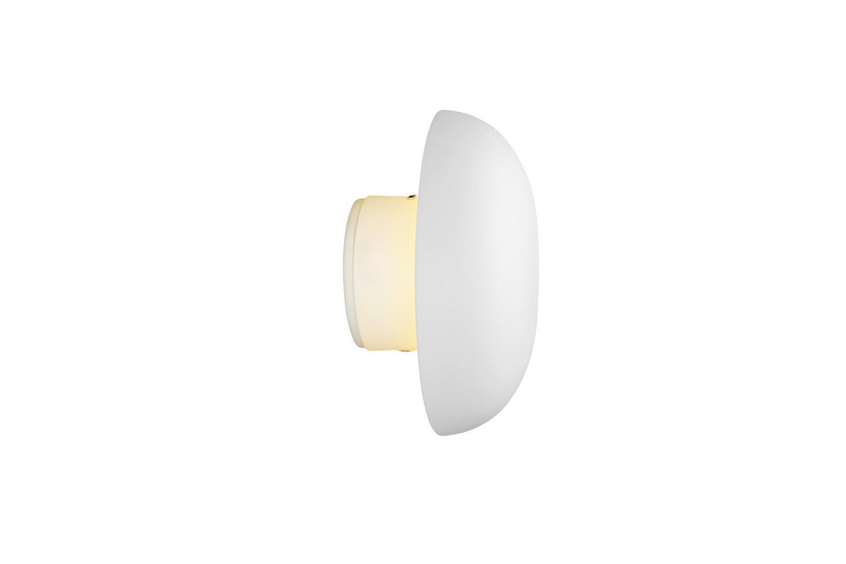 LED-WANDLEUCHTE - Weiss, Design, Metall (15,5/8,4cm)