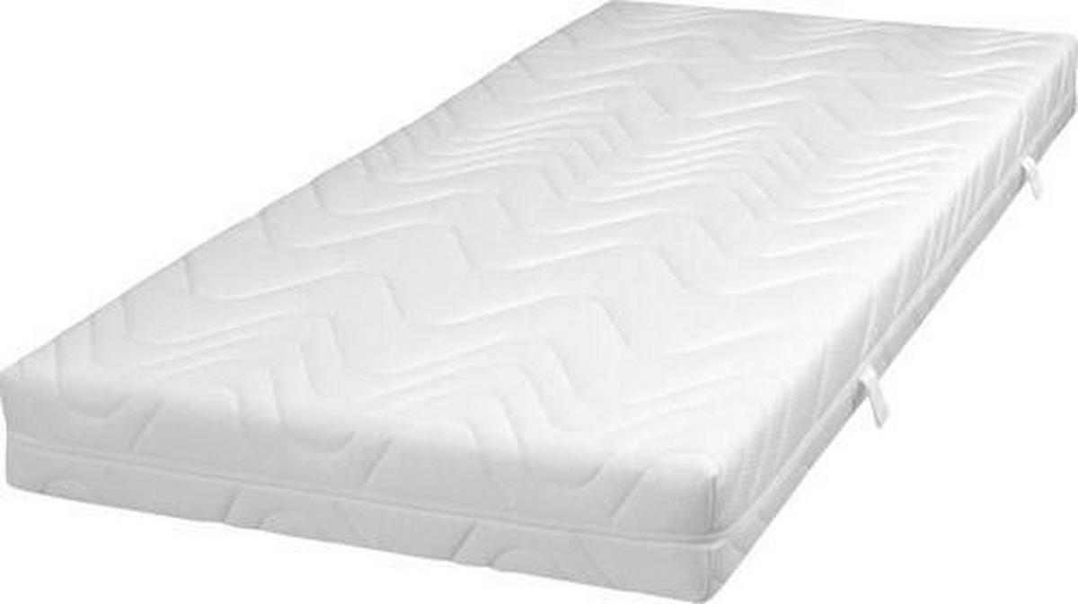 MATRAC Z PUR PENY, 120/200 cm - biela, Basics, textil (120/200cm) - Sleeptex