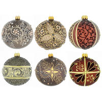KARÁCSONYFAGÖMB - barna, Lifestyle, Üveg/fém (8cm) - X-Mas