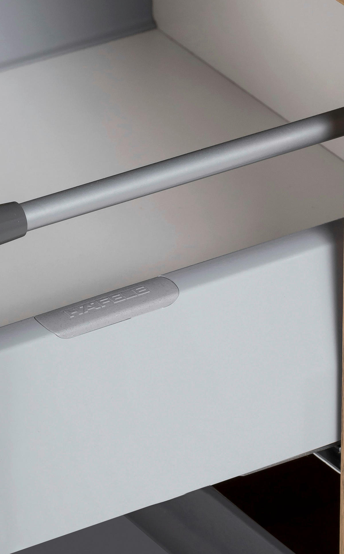 UNTERSCHRANK 30/79/35 cm   - Eiche Wotan/Schwarz, MODERN, Holzwerkstoff/Kunststoff (30/79/35cm) - Held