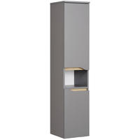 MIDISCHRANK 30/141/33 cm  - Eichefarben/Dunkelgrau, KONVENTIONELL, Glas/Holzwerkstoff (30/141/33cm) - Pelipal