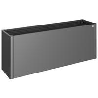 HOCHBEET 201/77/53 cm  - Dunkelgrau, Basics, Metall (201/77/53cm) - Biohort