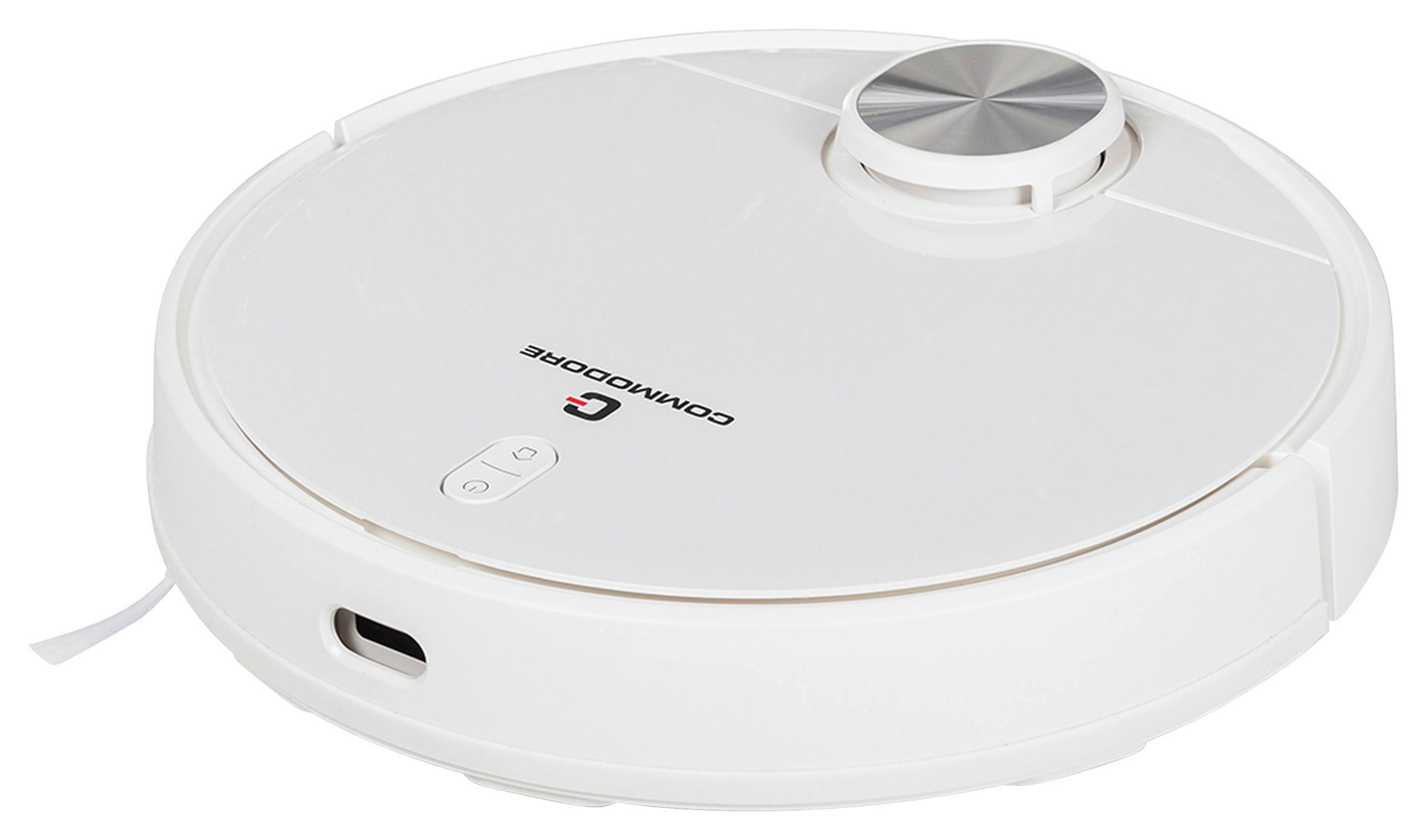 STAUBSAUGERROBOTER COMMODORE CVR 200  - Weiß, KONVENTIONELL, Kunststoff/Metall (35/9,4cm) - Atrigo