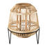 WINDLICHT - Naturfarben, Trend, Holz/Metall (30/34cm)