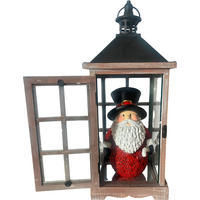 WEIHNACHTSFIGUR  - Rot/Schwarz, LIFESTYLE, Glas/Holz (17/41/17cm) - X-Mas