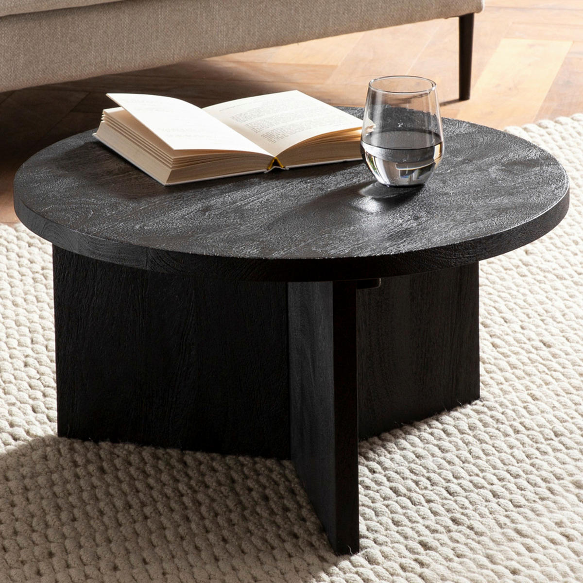 COUCHTISCH in Holz 60/60/33 cm  - Schwarz, Lifestyle, Holz (60/60/33cm) - Livetastic