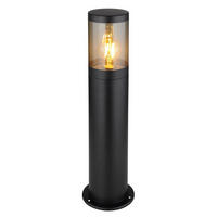 GOLVLAMPA UTOMHUS - svart, Basics, metall/plast (14/50cm) - Globo
