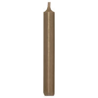  STABKERZE  - Taupe, Basics (2,2/18cm) - Steinhart