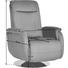 RELAXSESSEL - Hellbraun/Chromfarben, KONVENTIONELL, Textil/Metall (76/106/88cm) - Beldomo System