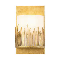 WANDLEUCHTE Hinkley 25,4/15,2/11,4 cm  - Goldfarben, KONVENTIONELL, Glas/Metall (25,4/15,2/11,4cm) - Elstead Lighting