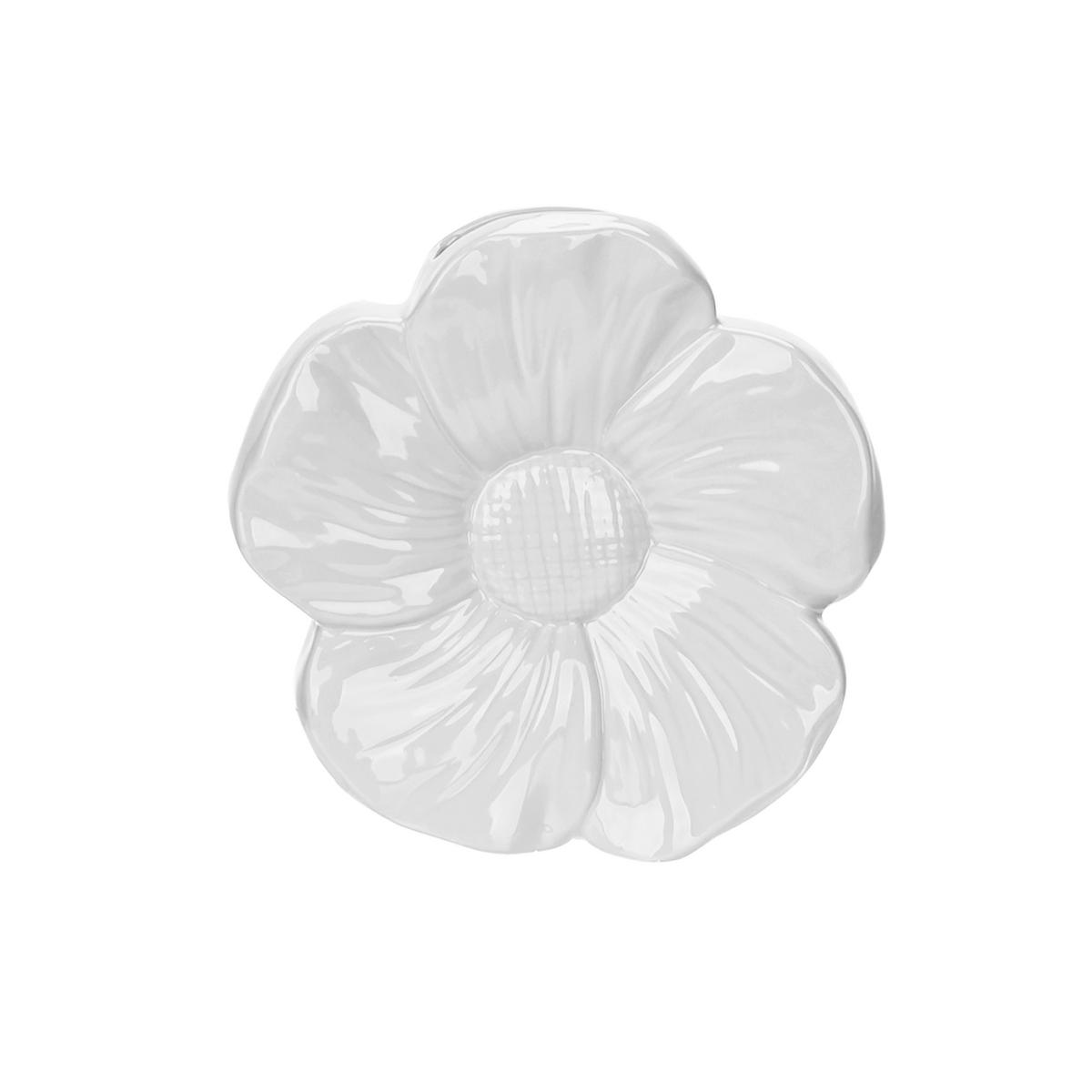 VAZA 19.5 cm  keramika  - bela, Trend, keramika (20/19,5/7cm) - Ambia Home