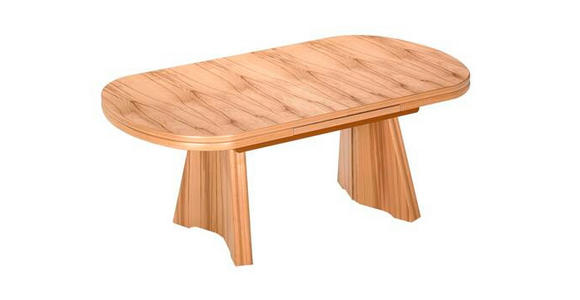 COUCHTISCH Kernbuche furniert oval Buchefarben 125-165,5/71/54-73 cm  - Buchefarben, KONVENTIONELL, Holz (125-165,5/71/54-73cm) - Venda