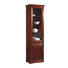 VITRINE in furniert, massiv Nussbaum Nussbaumfarben - Silberfarben/Nussbaumfarben, LIFESTYLE, Glas/Holz (62/42/213cm) - Selva VITRINE in furniert, massiv Nussbaum Nussbaumfarben - Silberfarben/Nussbaumfarben, LIFESTYLE, Glas/Holz (62/42/213cm) - Selva