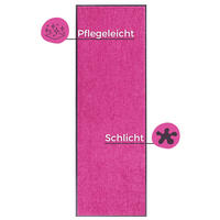 SCHMUTZFANGMATTE  60/180 cm  Pink  - Pink, Basics, Kunststoff/Textil (60/180cm) - Hanse Home