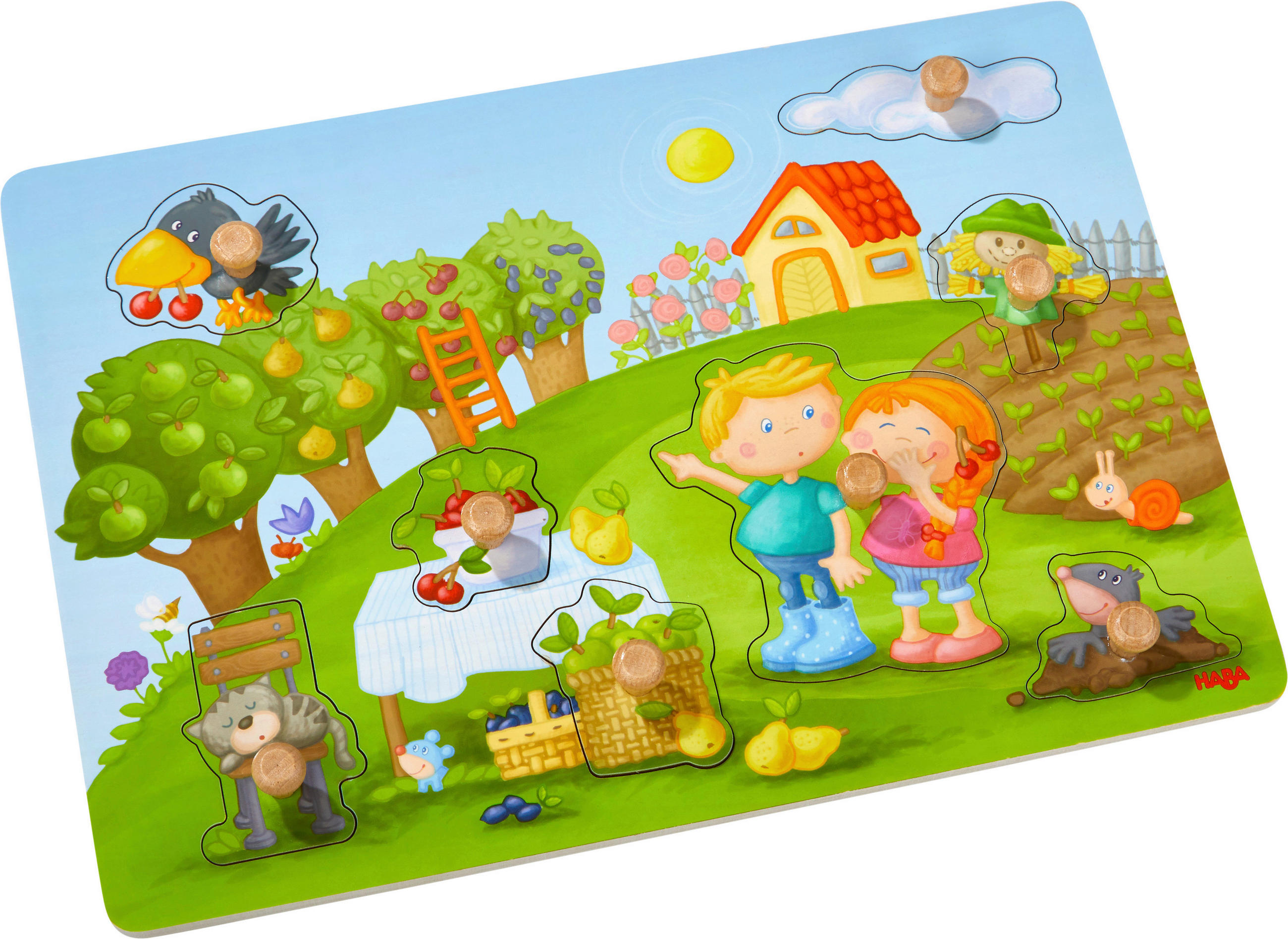PUZZLE - Multicolor, Basics, Holz/Metall (30/21cm) - Haba
