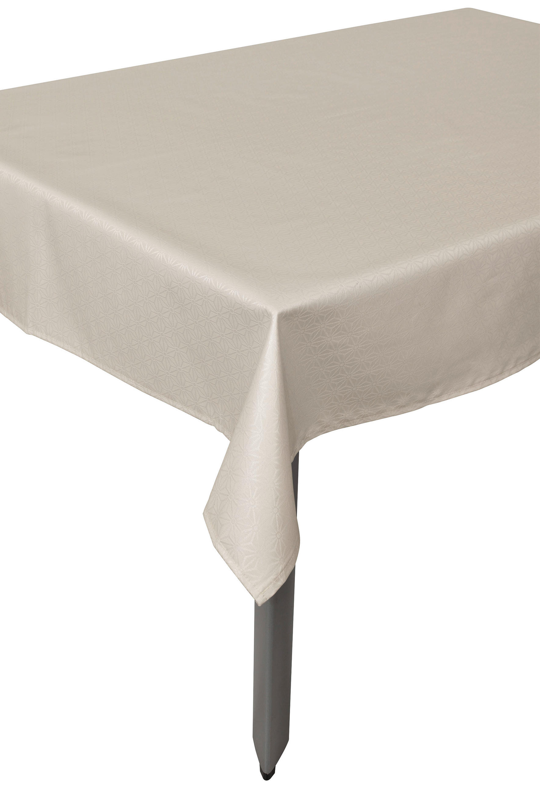 TISCHDECKE 140/200 cm  - Greige, Basics, Textil (140/200cm)
