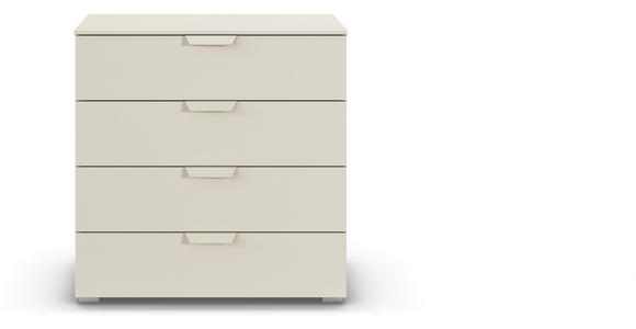 KOMMODE in 80/81/42 cm - Champagner, Design, Holzwerkstoff/Metall (80/81/42cm) - Carryhome