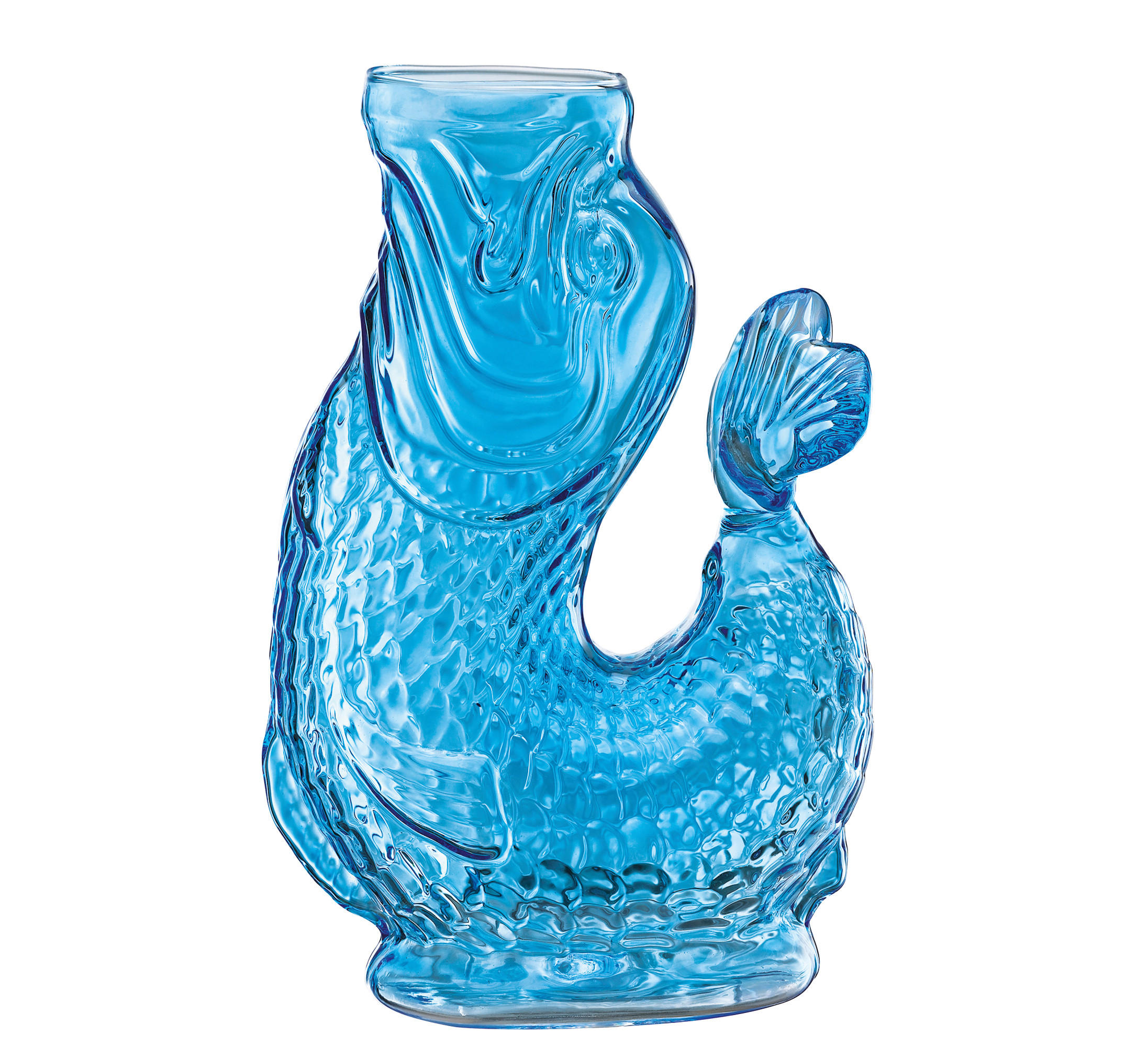 WASSERKARAFFE 1,2 L    - Blau, KONVENTIONELL, Glas (10/15,5/23cm) - Cilio