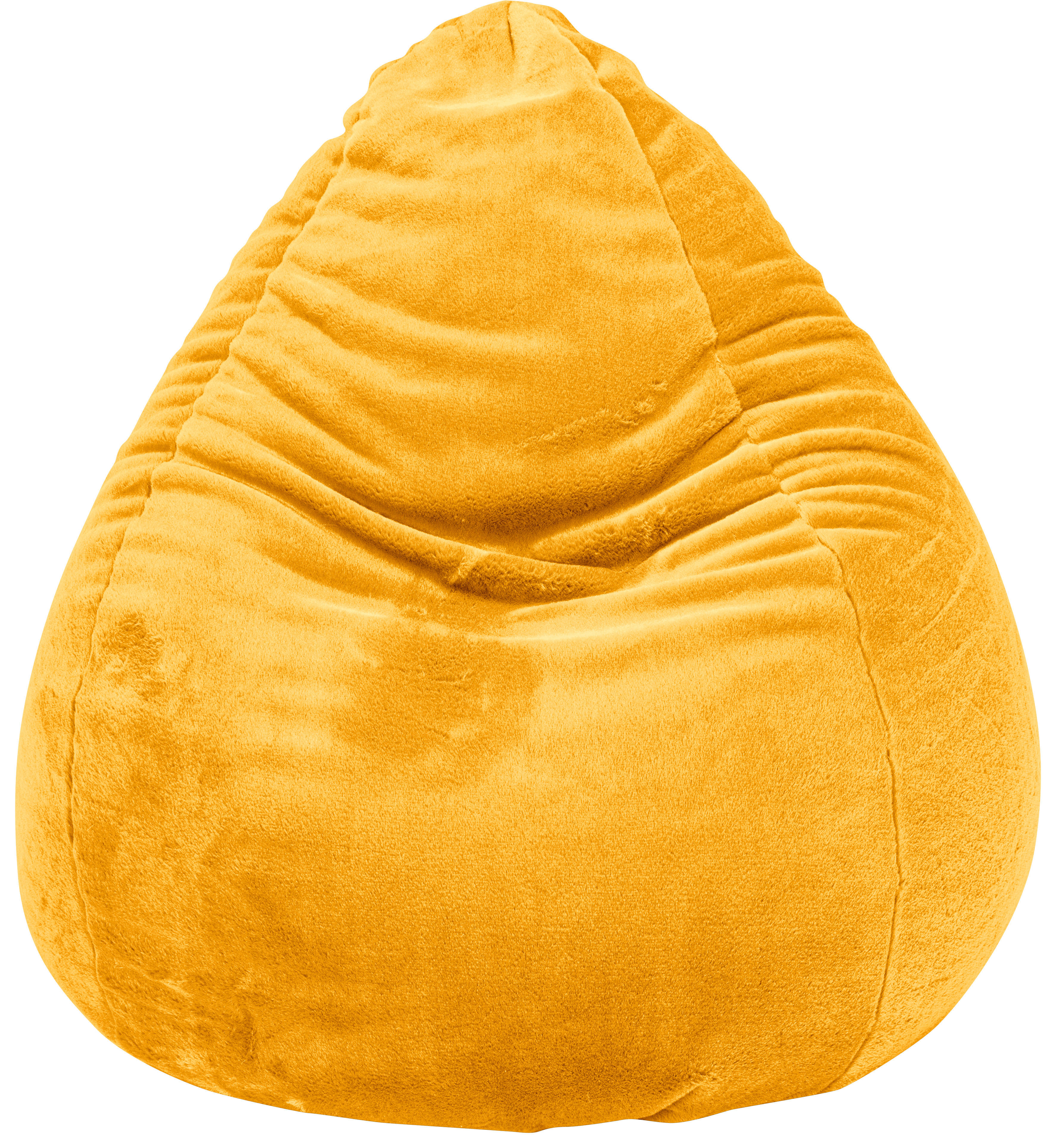 SITZSACK 220 l  - Currygelb, MODERN, Textil (70/110cm)