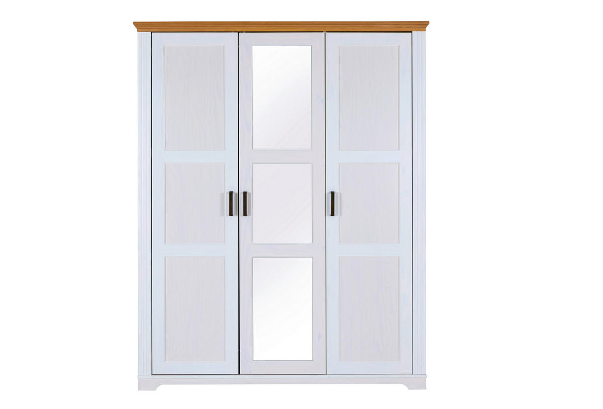 ORMAR ZA ODJEĆU bijela, hrast Artisan   - bijela/hrast Artisan, Moderno, metal/drvo (166,4/64/208cm) - Landscape