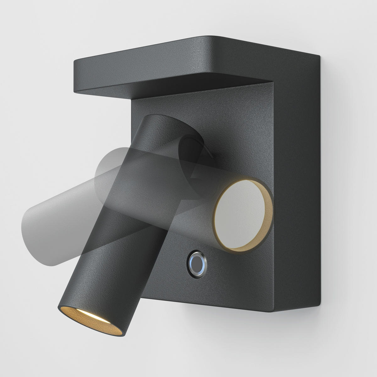 WANDLEUCHTE Aron 3/7 cm  - Schwarz, Design, Metall (3/7cm) - MAYTONI