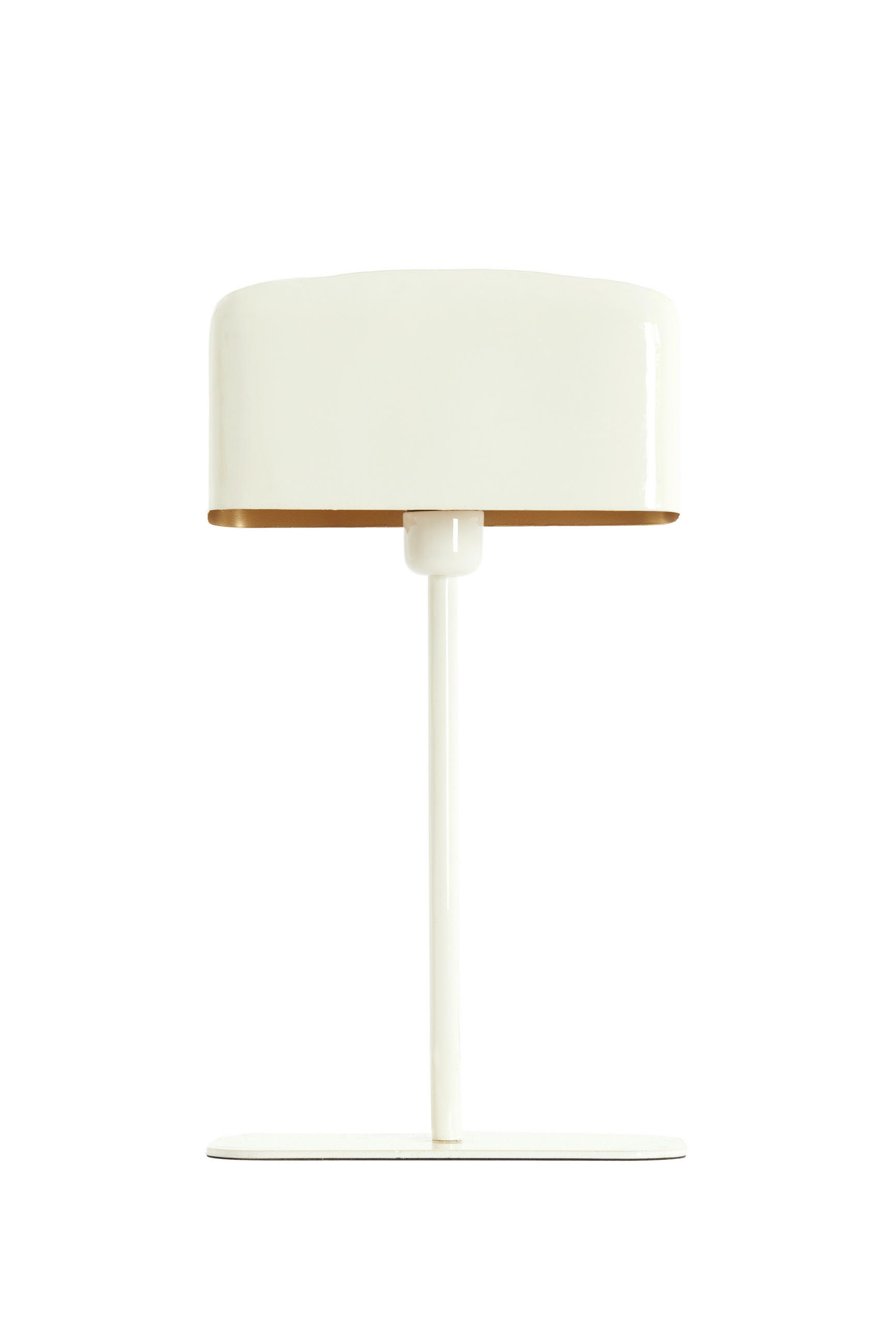 TISCHLEUCHTE Elenie 13/48/25 cm  - Weiß, MODERN, Metall (13/48/25cm) - Light & Living
