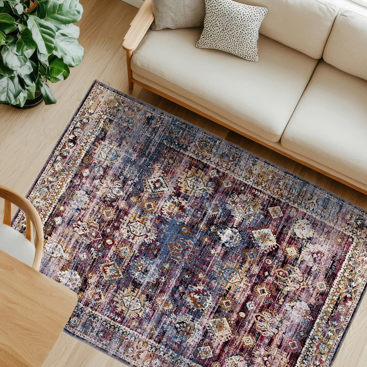 FLACHWEBETEPPICH 160/230 cm Piper Multicolor rechteckig  - Multicolor, Basics, Textil (160/230cm) - Astra