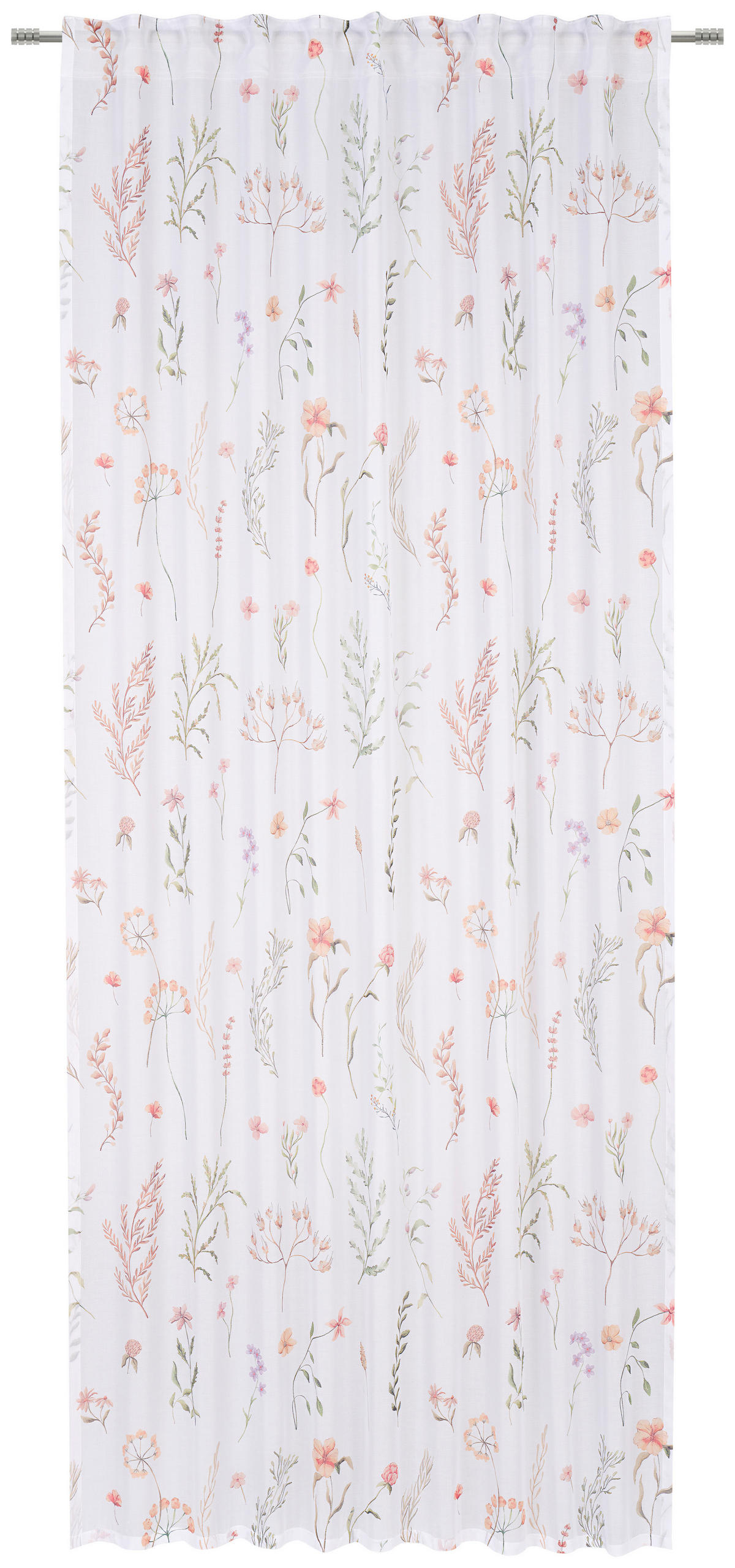 KUSOVÁ ZÁCLONA, 140/245 cm - bílá, Konvenční, textil (140/245cm) - Esposa