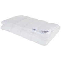 LETNÁ PRIKRÝVKA, 200/200 cm, polyester, rúno, duté vlákno - biela, Basics, textil (200/200cm) - Sleeptex