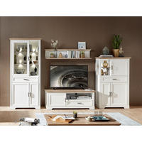 REGAL ZA DNEVNI BORAVAK boja hrasta   - boja hrasta, Romantično / Seoski, metal/pločasti materijal (354/204/51cm) - Landscape