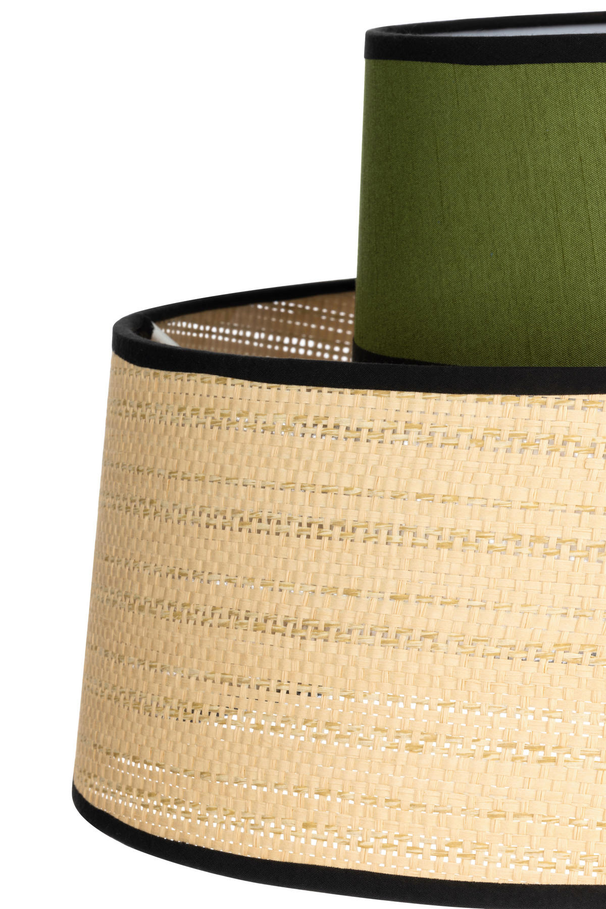 HÄNGELEUCHTE 38/150 cm  - Grün, Trend, Papier/Textil (38/150cm) - Collett's Monde