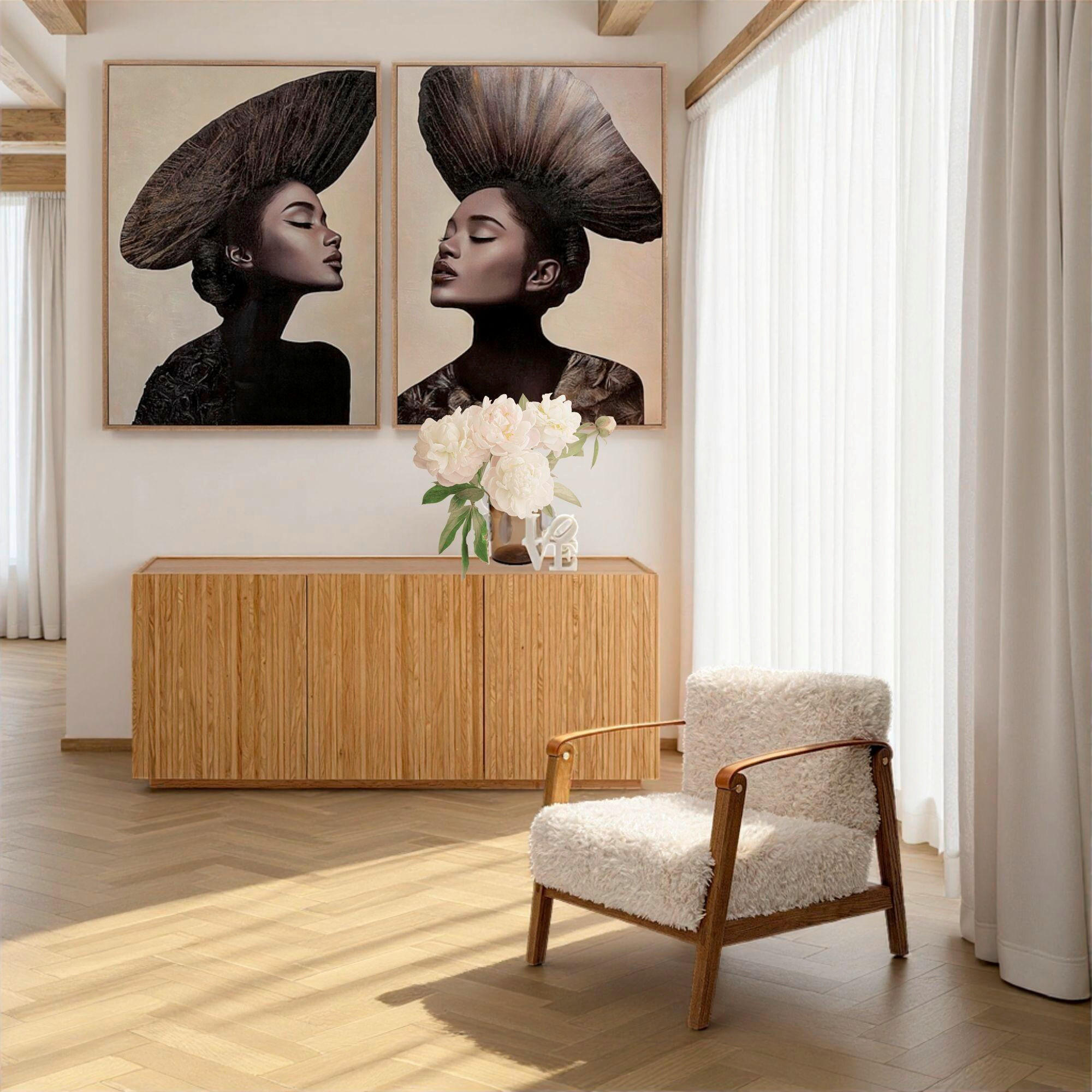 SIDEBOARD  in 170/75/42 cm  - Braun, Natur, Holz (170/75/42cm) - Kare-Design