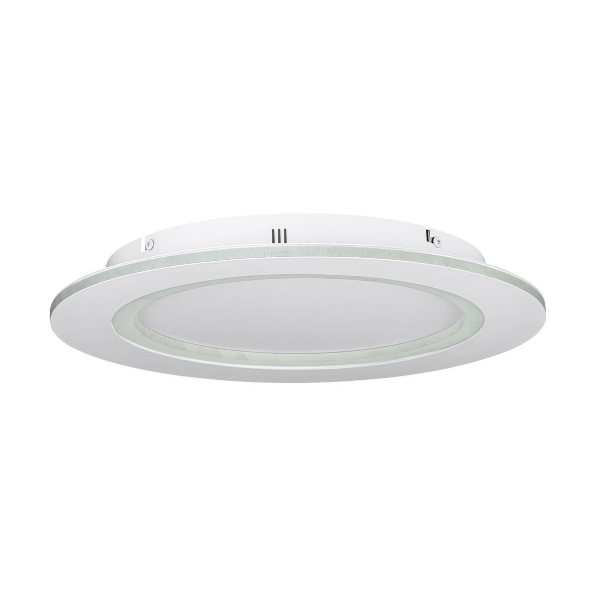 LED-DECKENLEUCHTE Padrogiano  Smart 45/10 cm   - Weiß, Basics, Kunststoff/Metall (45/10cm) - Eglo