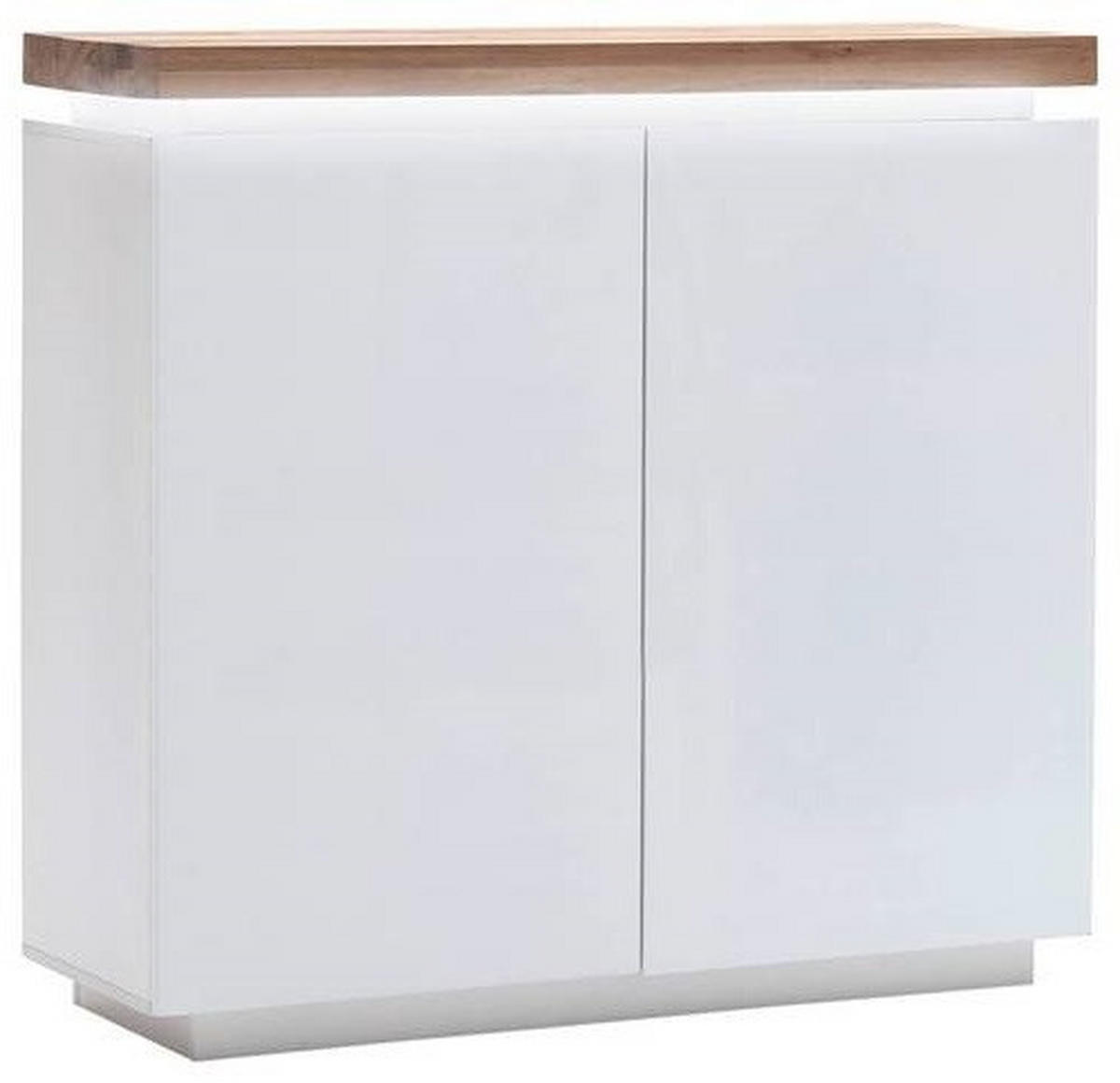 KOMMODE 120/114/40 cm  in Weiß, Eichefarben  - Eichefarben/Weiß, Design, Holz/Holzwerkstoff (120/114/40cm)