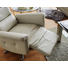 RELAXSESSEL in Leder Creme - Chromfarben/Creme, Design, Leder/Metall (79/108/90-164cm) - Stylife RELAXSESSEL in Leder Creme - Chromfarben/Creme, Design, Leder/Metall (79/108/90-164cm) - Stylife